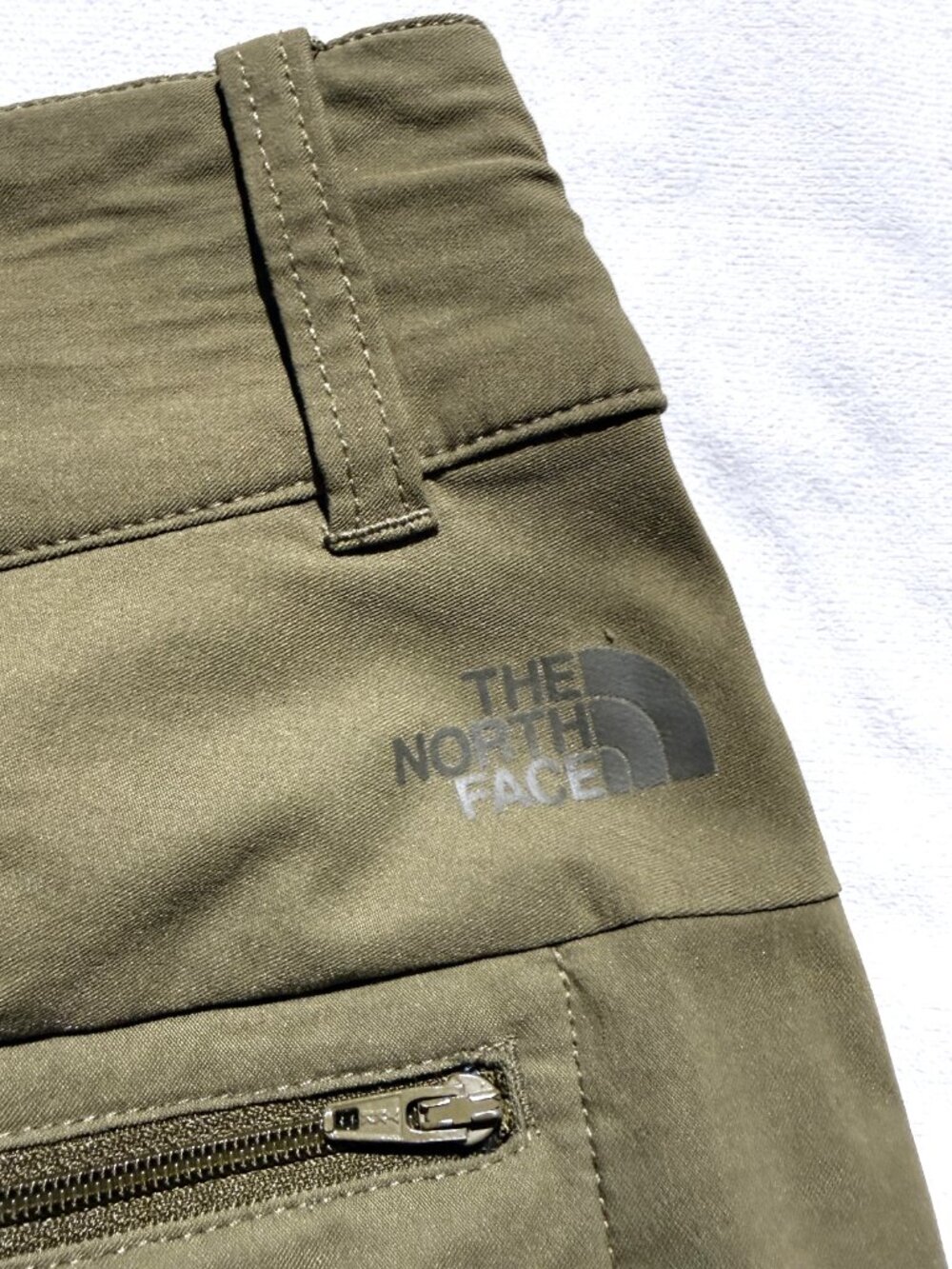 The North Face Womens "Exploration" Cargo Pants 8 Green Stretch Hiking Outdoors - Picture 5 of 9